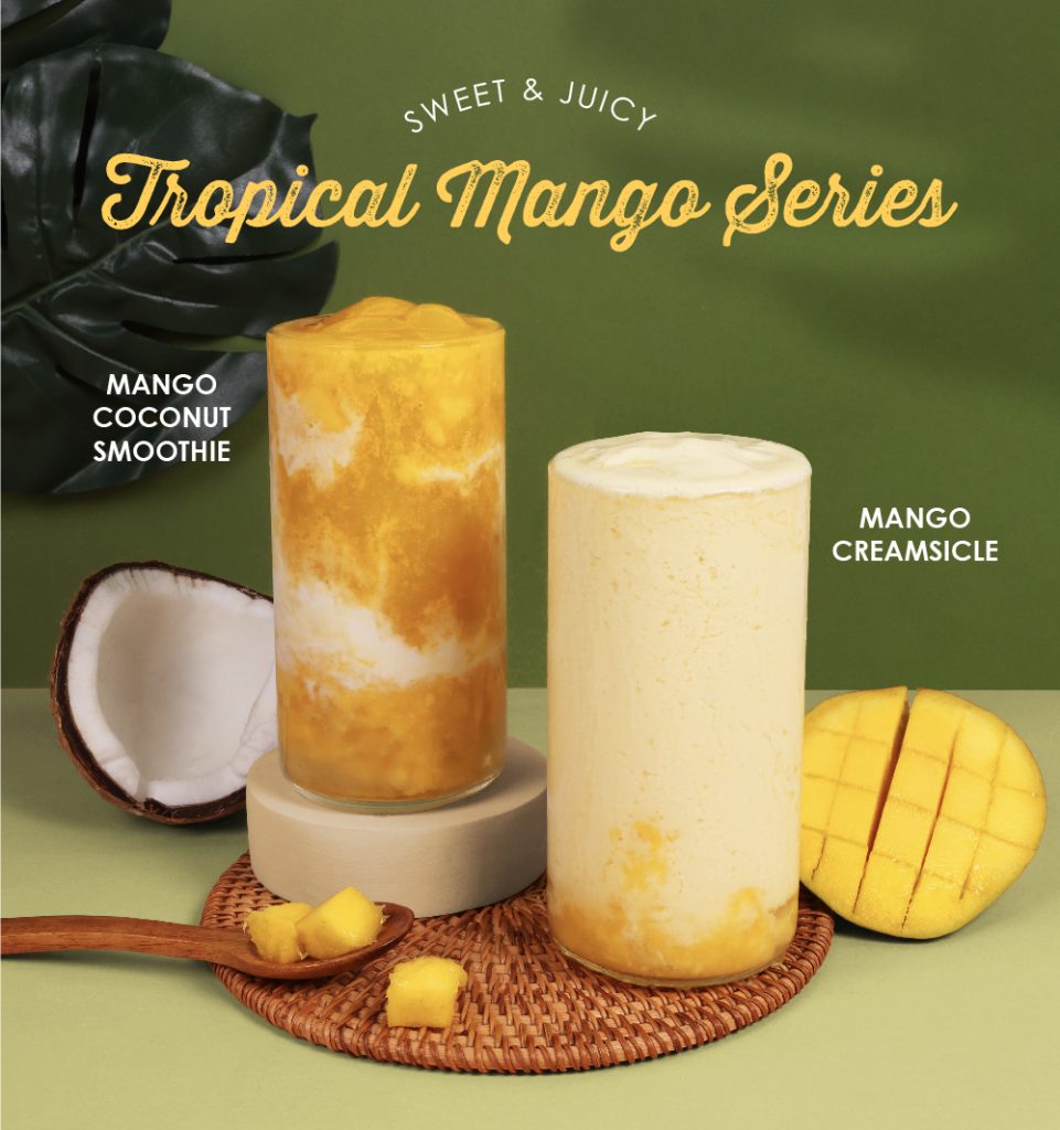 Sweet & Juicy | Tropical Mango Series, Mango Coconut Smoothie, Mango Creamsicle