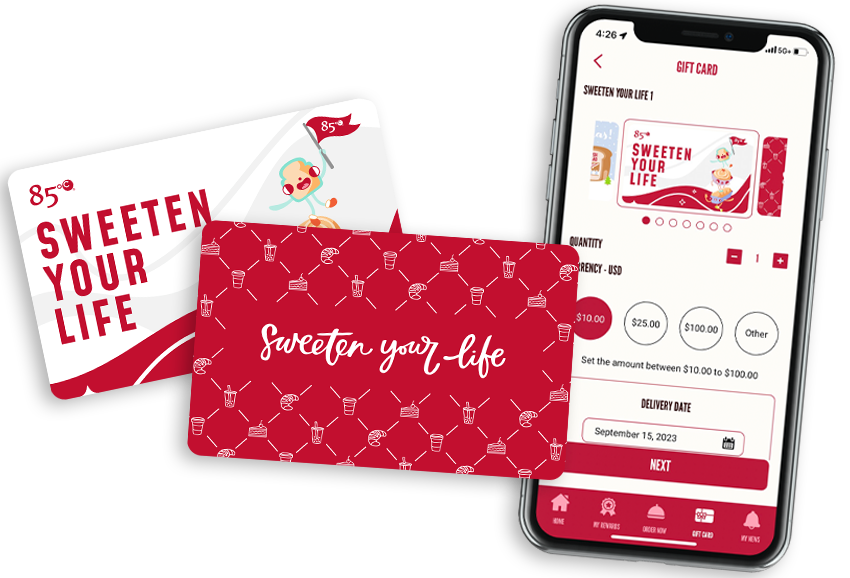 Digital Gift Cards, Bakery Desserts Delivered