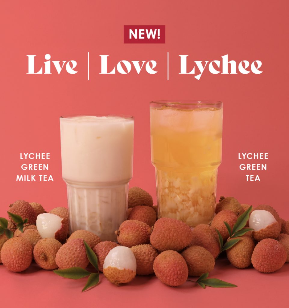 NEW! Live | Love | Lychee | Lychee Green Milk Tea | Lychee Green Tea